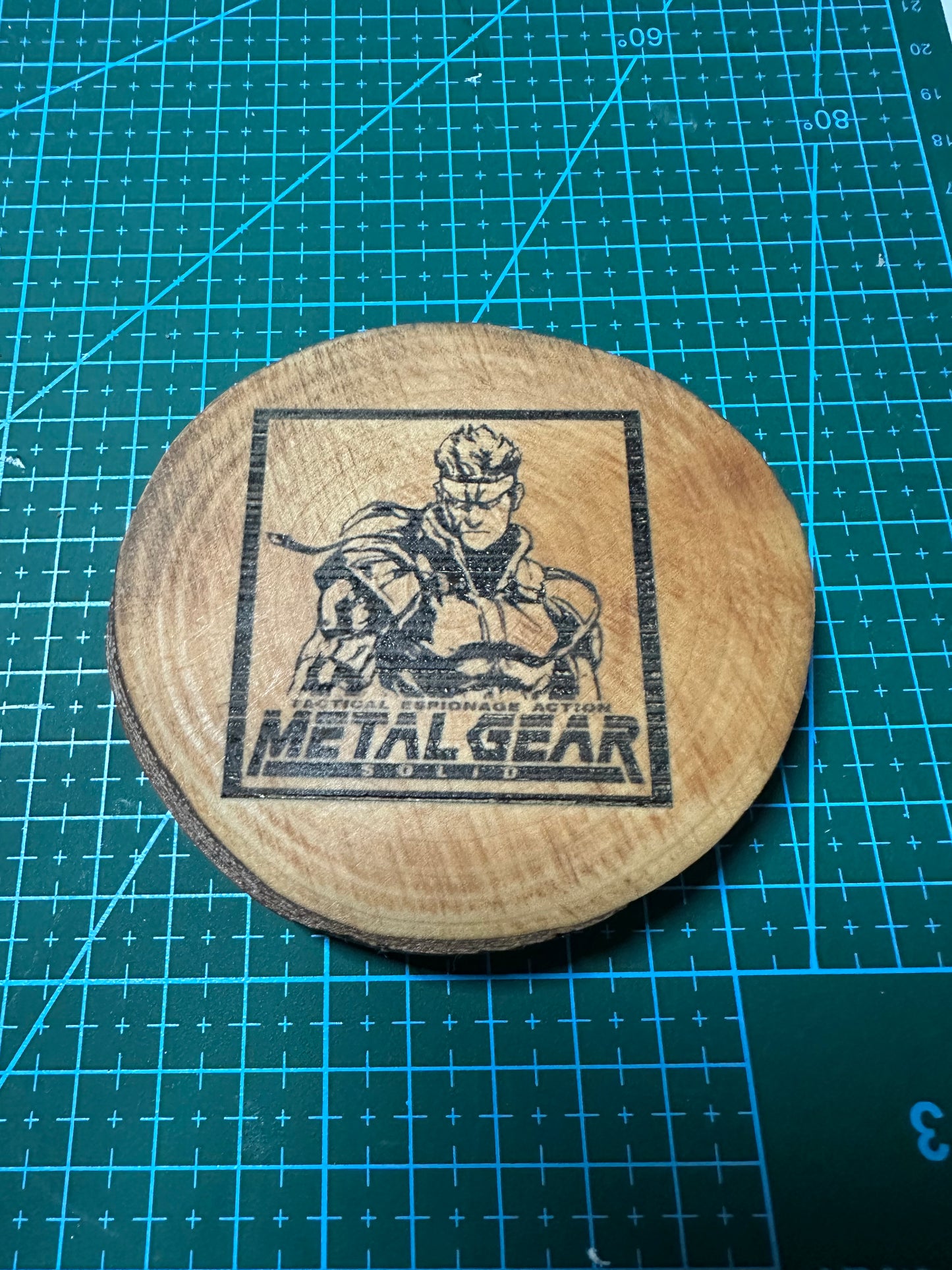 Engraved Wooden Disc